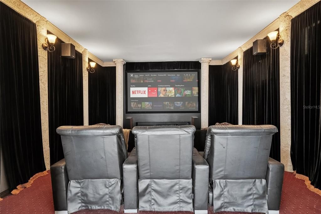Home Theatre Room, Interior, Projection Screen, Theatre Room
