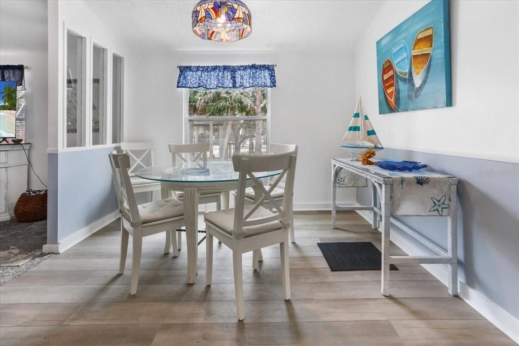 Dining room, Interior, Wood Texture Flooring