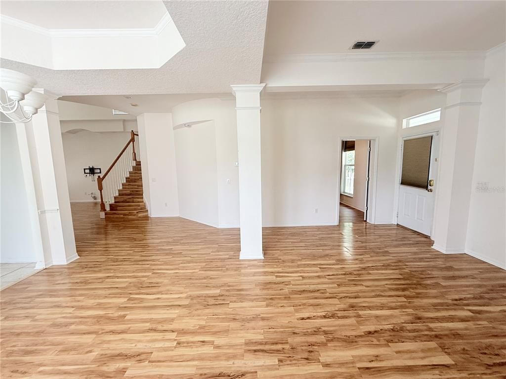 Empty room, Interior, Wood Texture Flooring