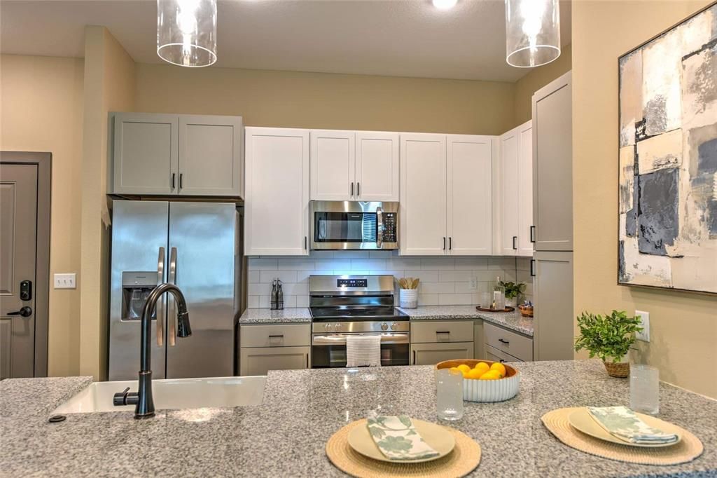 Interior, Kitchen, Recessed Lighting, Stainless Steel Appliances