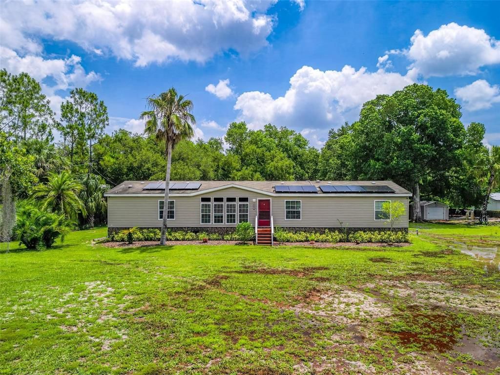 Backyard, Exterior, Solar Panels