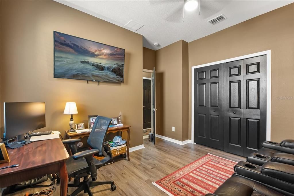 Home Office, Interior, Wood Texture Flooring