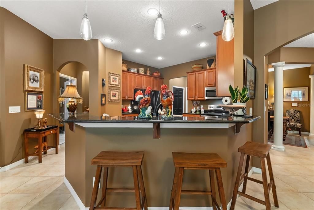Interior, Kitchen, Pendant Lights, Recessed Lighting