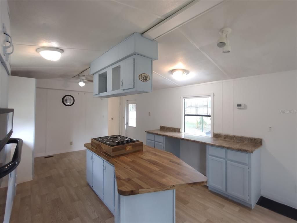 Interior, Kitchen, Wood Texture Flooring