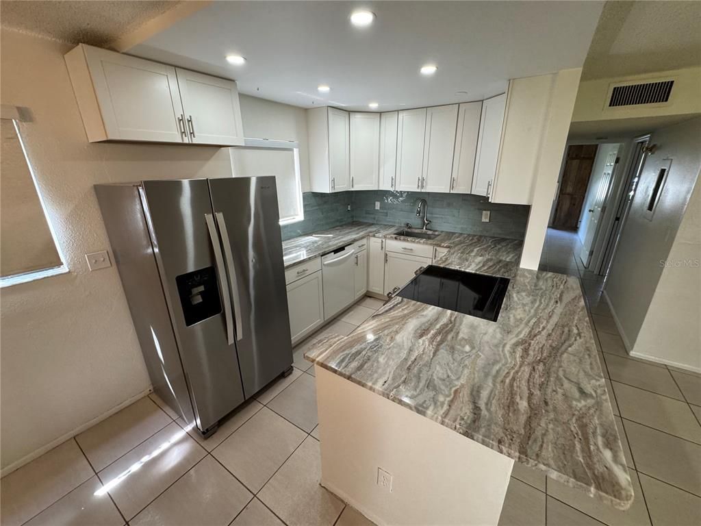 Interior, Kitchen, Recessed Lighting, Stainless Steel Appliances