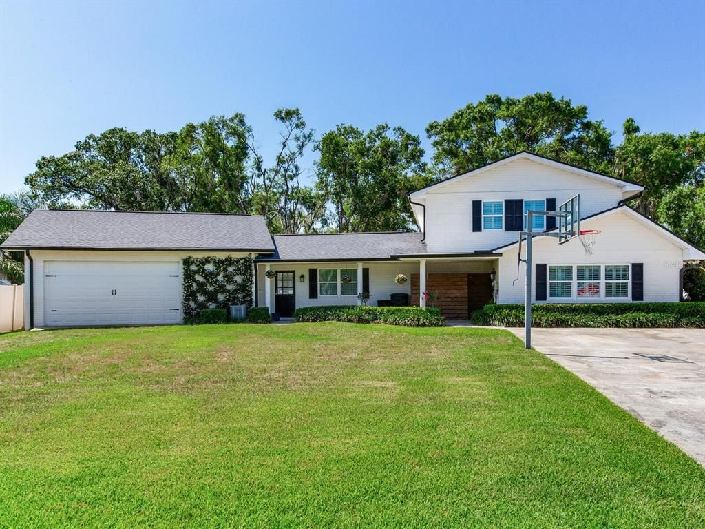 Attached, Backyard, Exterior, Facade, Ranch