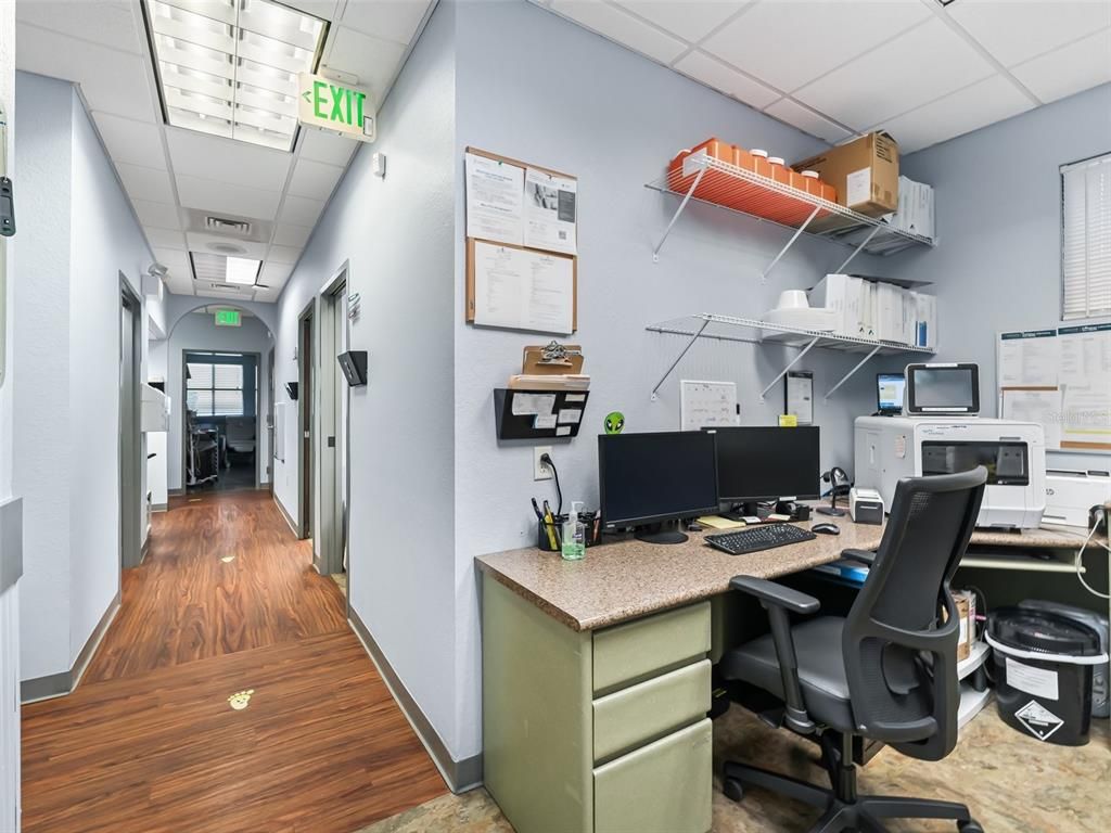 Home Office, Interior, Wood Texture Flooring