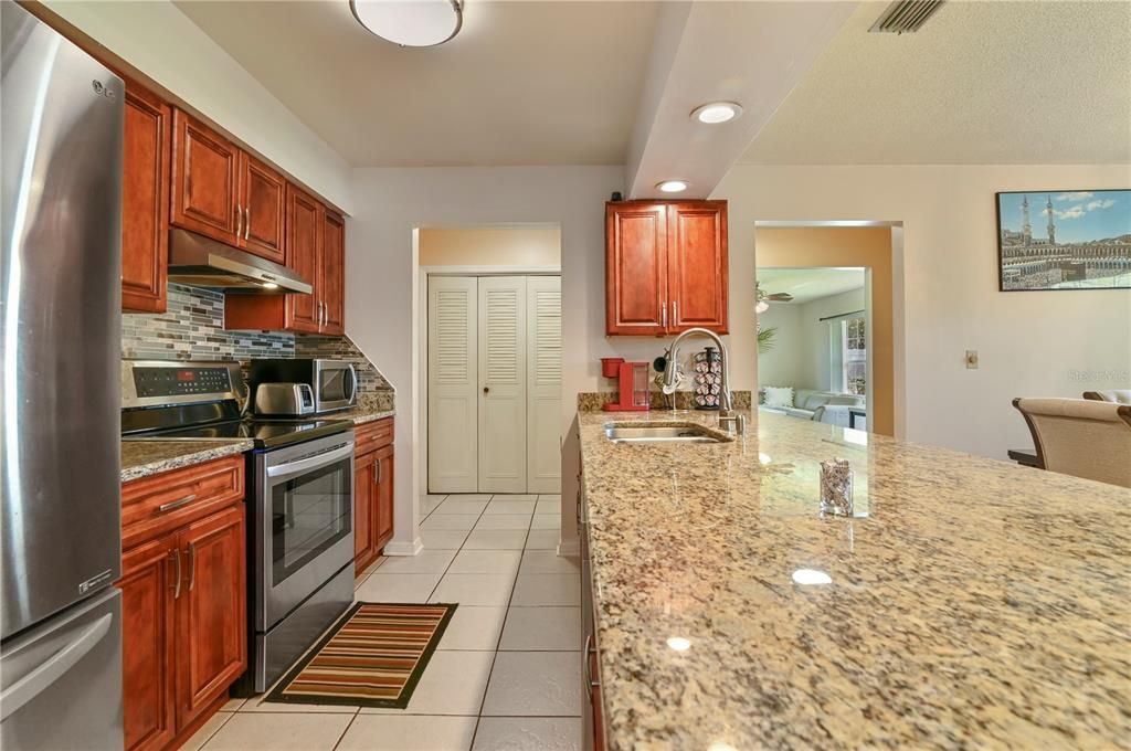 Interior, Kitchen, Recessed Lighting, Stainless Steel Appliances