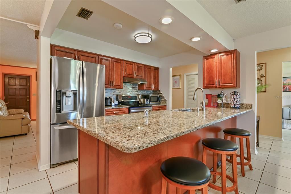 Interior, Kitchen, Recessed Lighting, Stainless Steel Appliances
