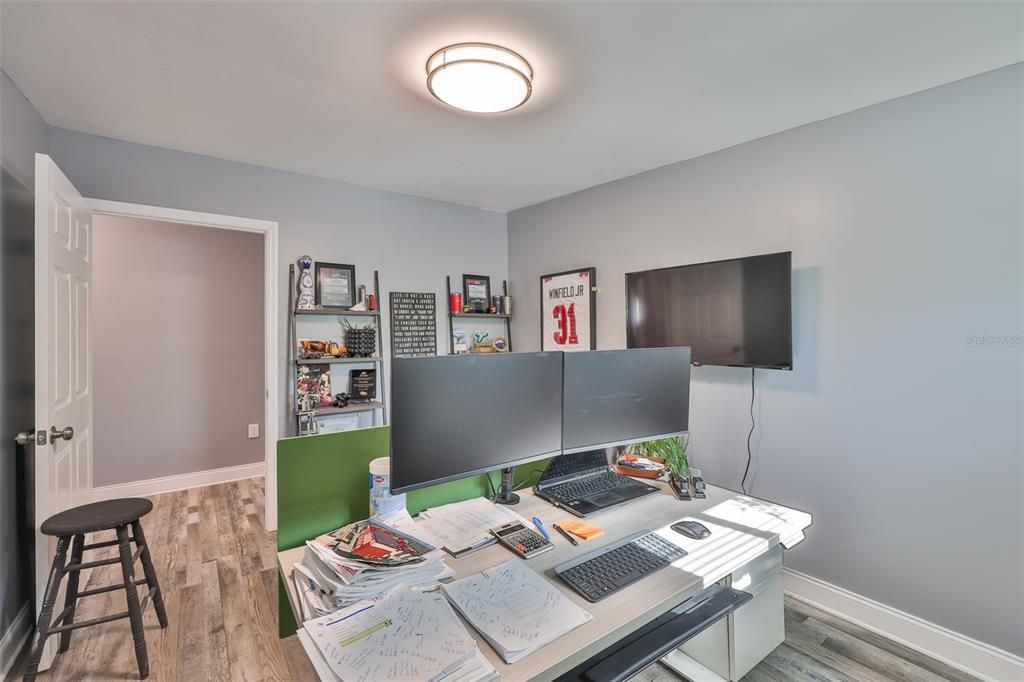 Home Office, Interior, Wood Texture Flooring