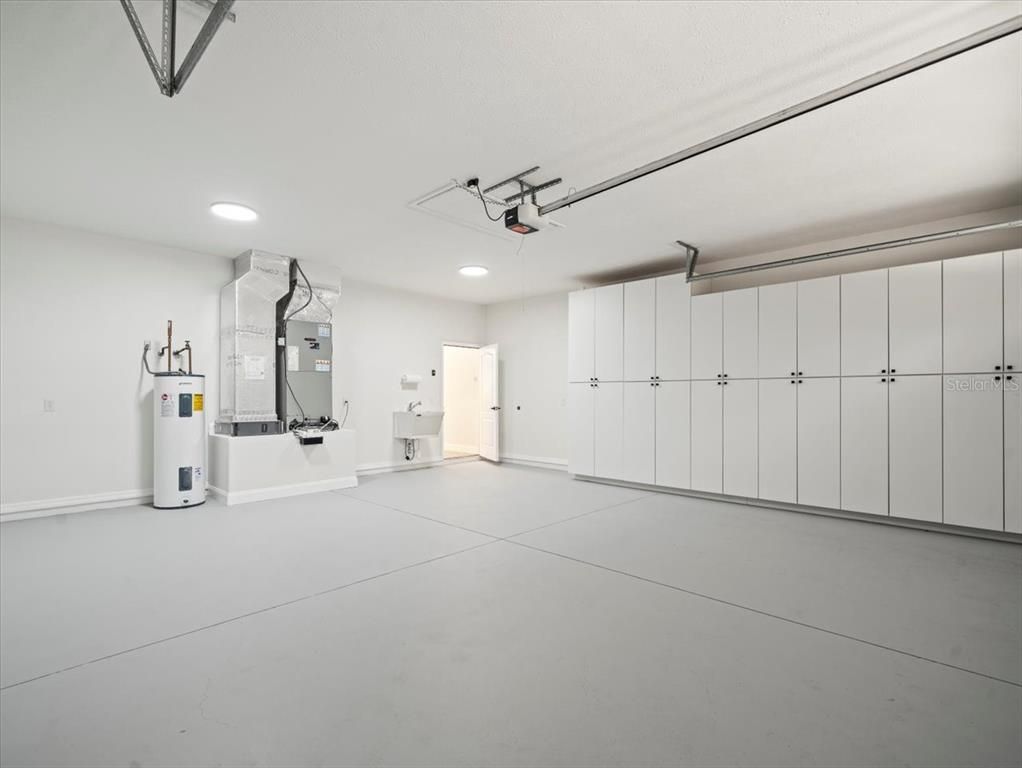 Garage, Interior, Recessed Lighting