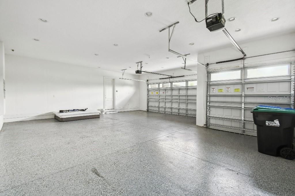 Garage, Interior, Recessed Lighting