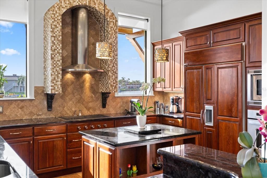 Interior, Kitchen, Pendant Lights, Stainless Steel Appliances