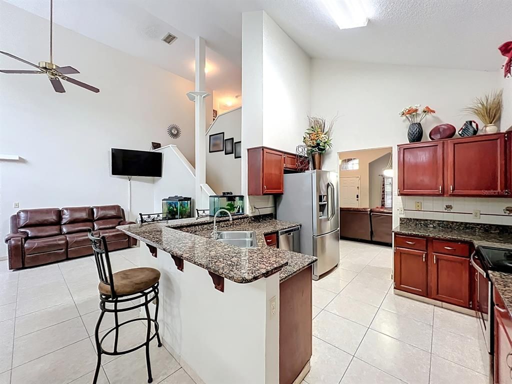 Interior, Kitchen, Living room