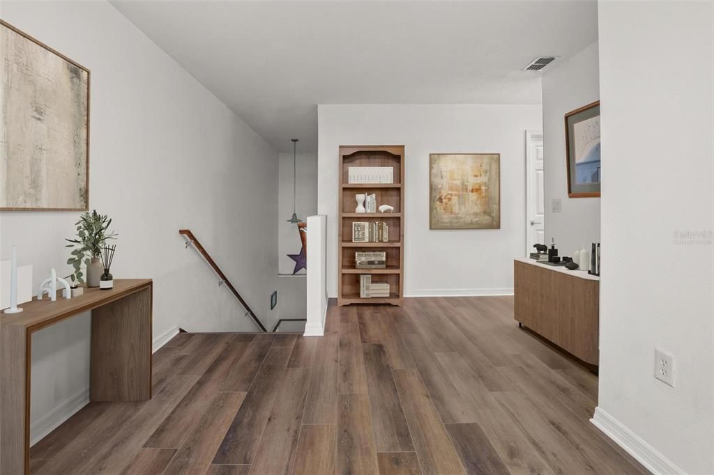Interior, Pendant Lights, Wood Texture Flooring