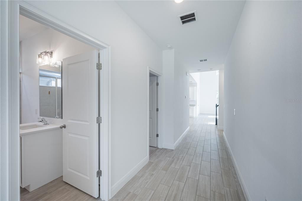 Bathroom, Interior, Wood Texture Flooring