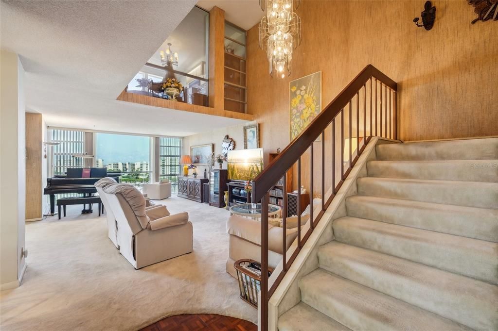 Chandelier, Fireplace, Interior, Living room, Pendant Lights, Piano