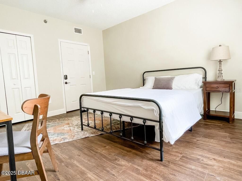 Bedroom, Interior, Wood Texture Flooring