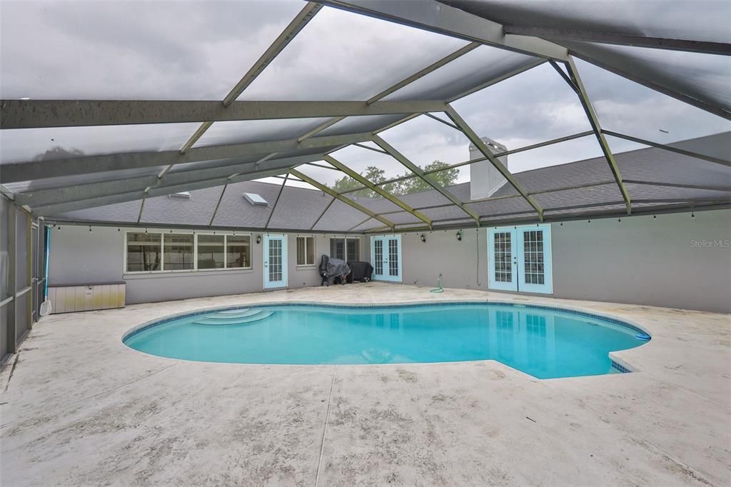 Glass Ceilings, Interior, Pool, Sun Room