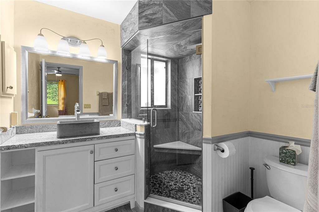 Bathroom, Glass Shower, Interior