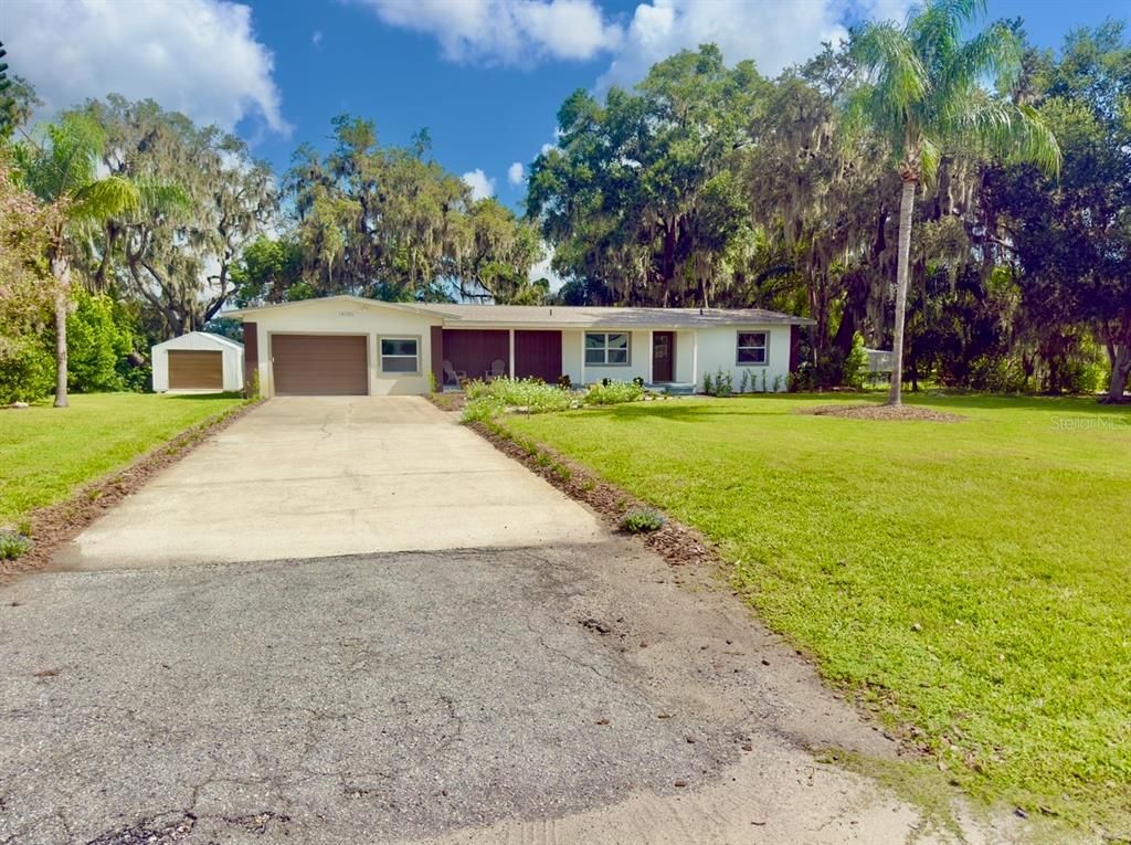 Backyard, Detached Garage, Exterior