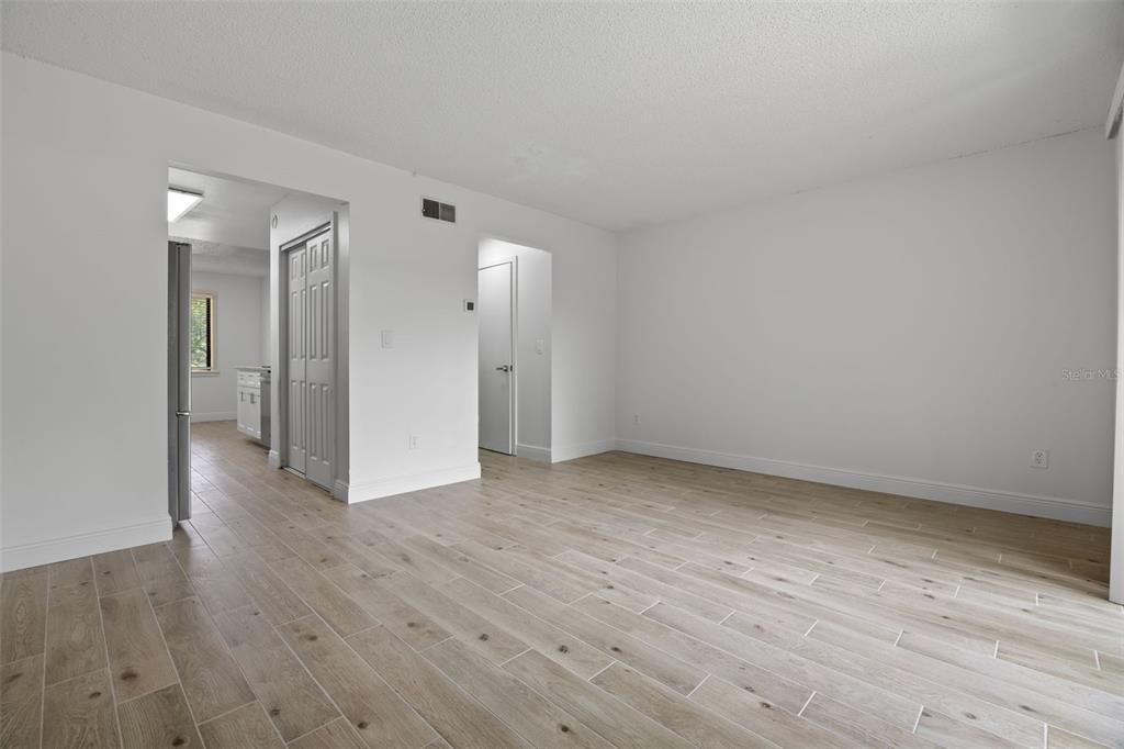 Empty room, Interior, Wood Texture Flooring