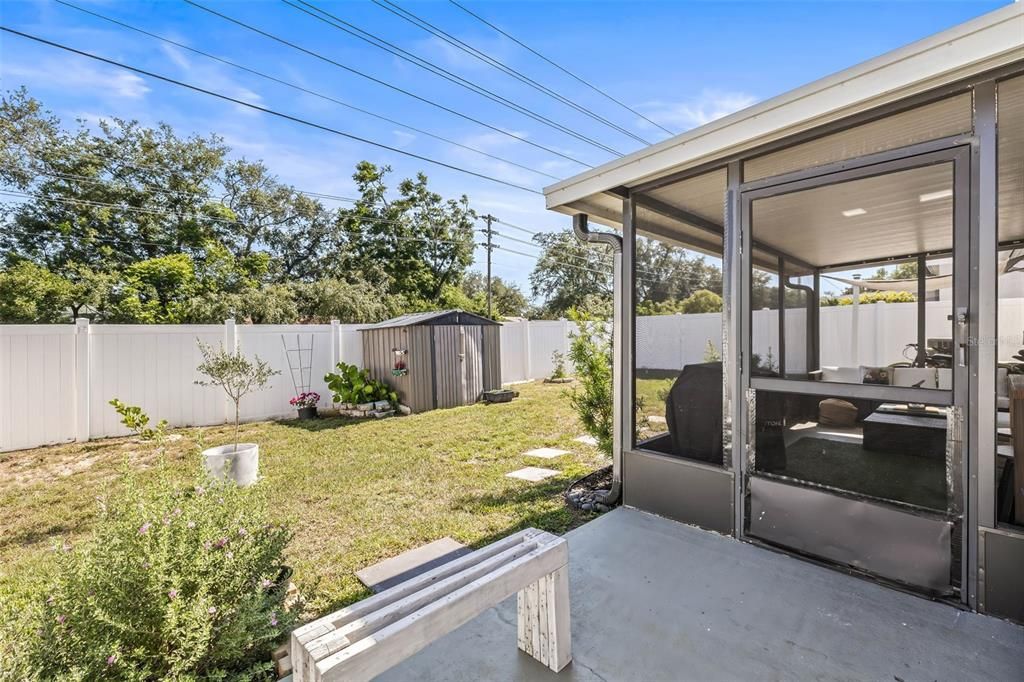 Backyard, Exterior