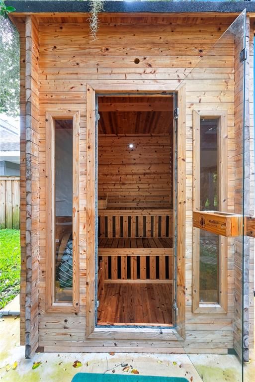 Exterior, Sauna Room