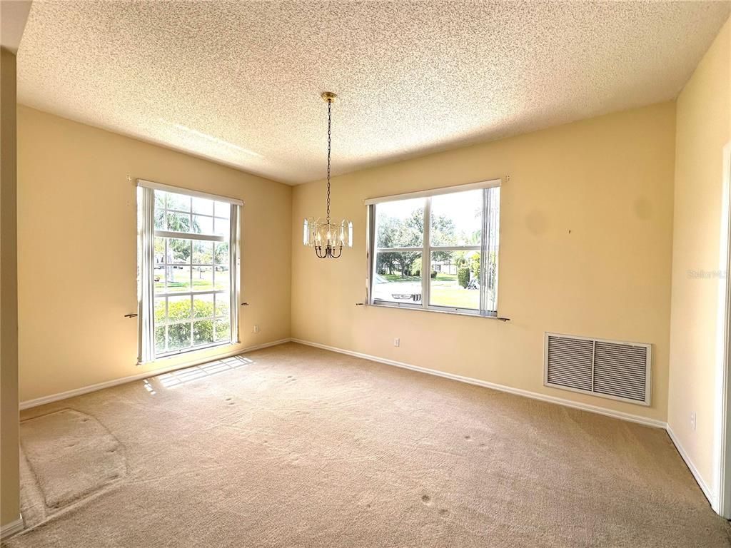 Chandelier, Empty room, Interior