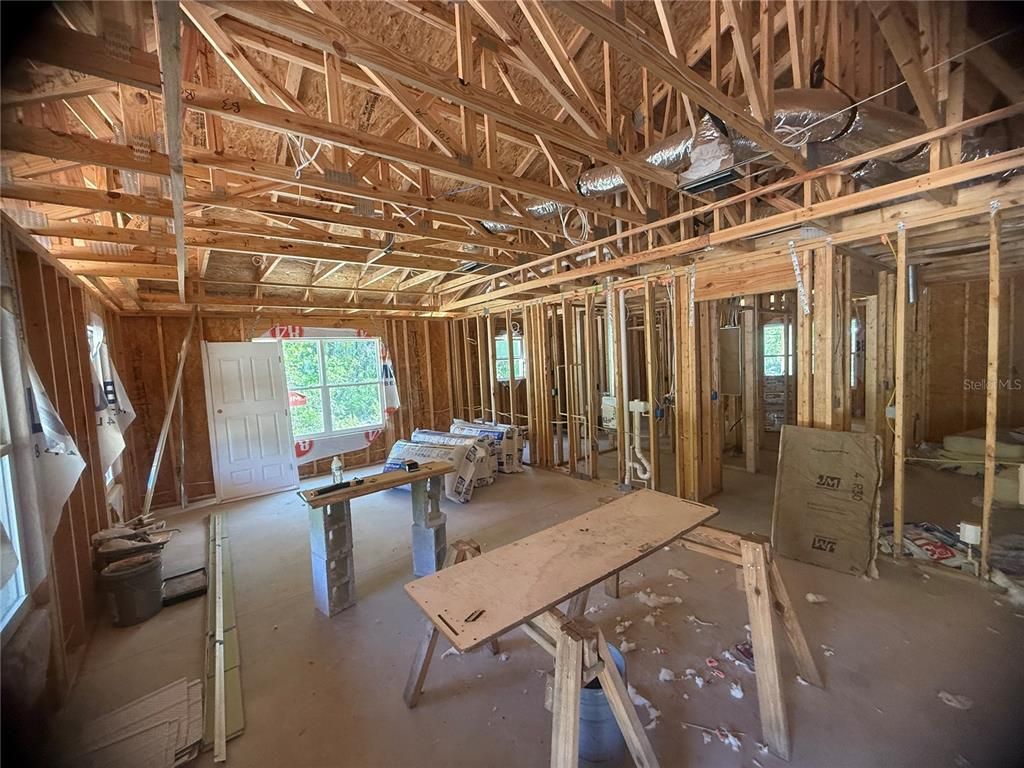 Interior, Wooden Beams