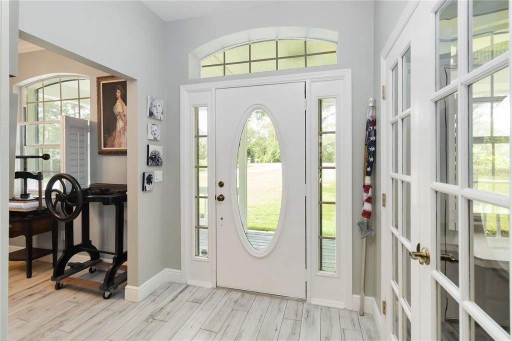 Home Office, Interior, Wood Texture Flooring