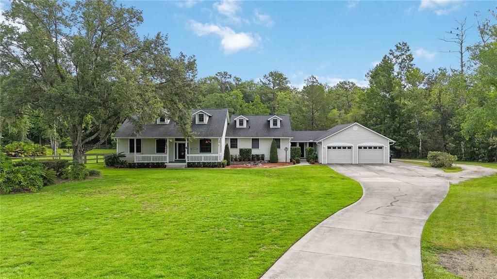 Attached, Backyard, Exterior, Facade, Cape Cod