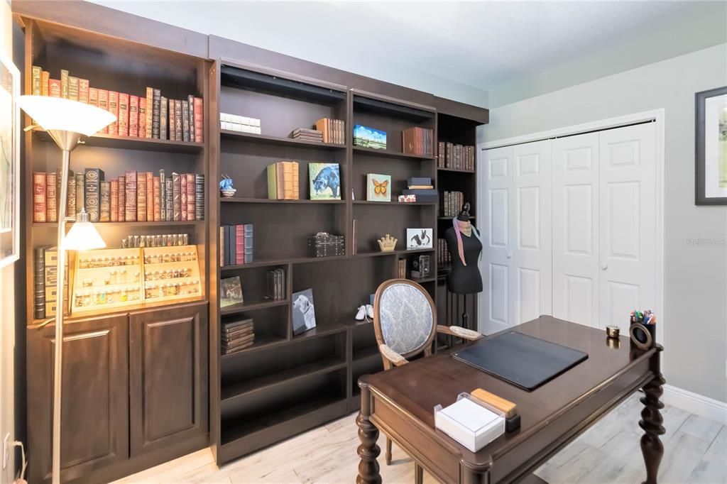 Home Office, Interior, Wood Texture Flooring