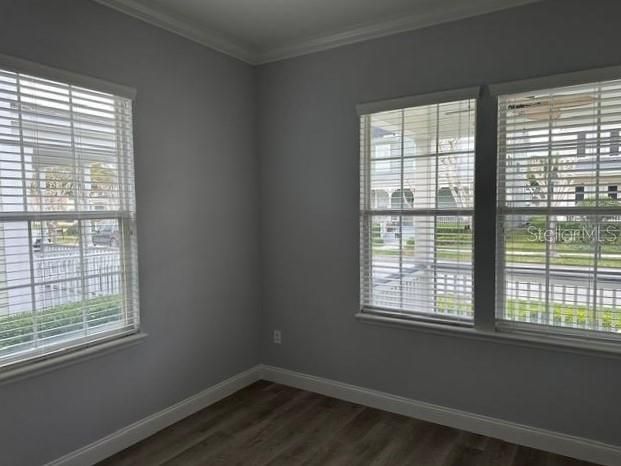 Empty room, Interior, Wood Texture Flooring
