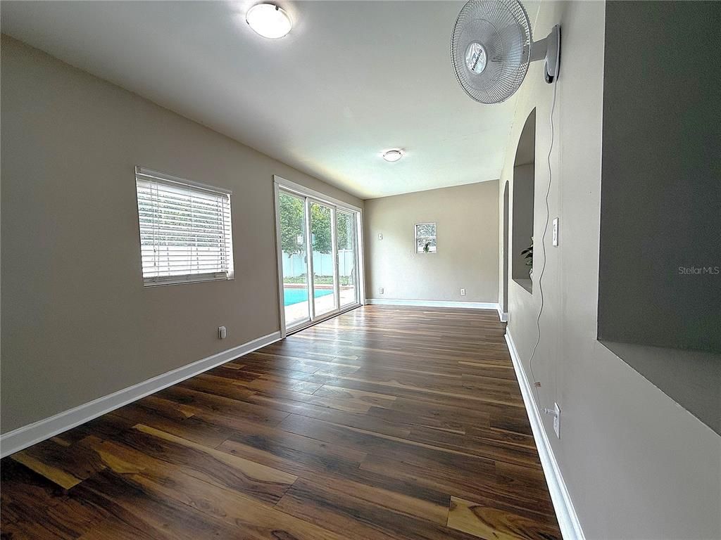 Empty room, Interior, Wood Texture Flooring