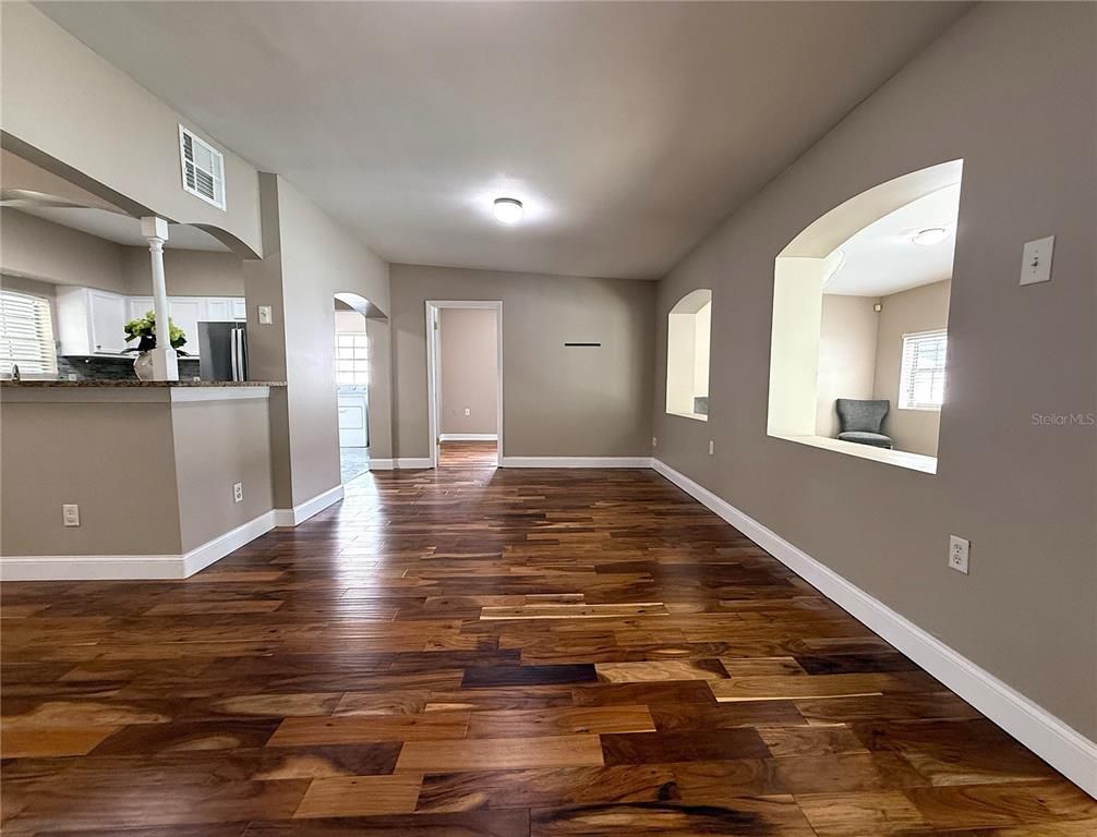 Empty room, Interior, Wood Texture Flooring
