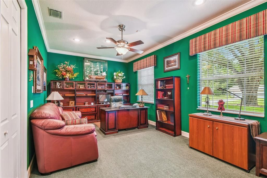 Home Office, Interior, Recessed Lighting
