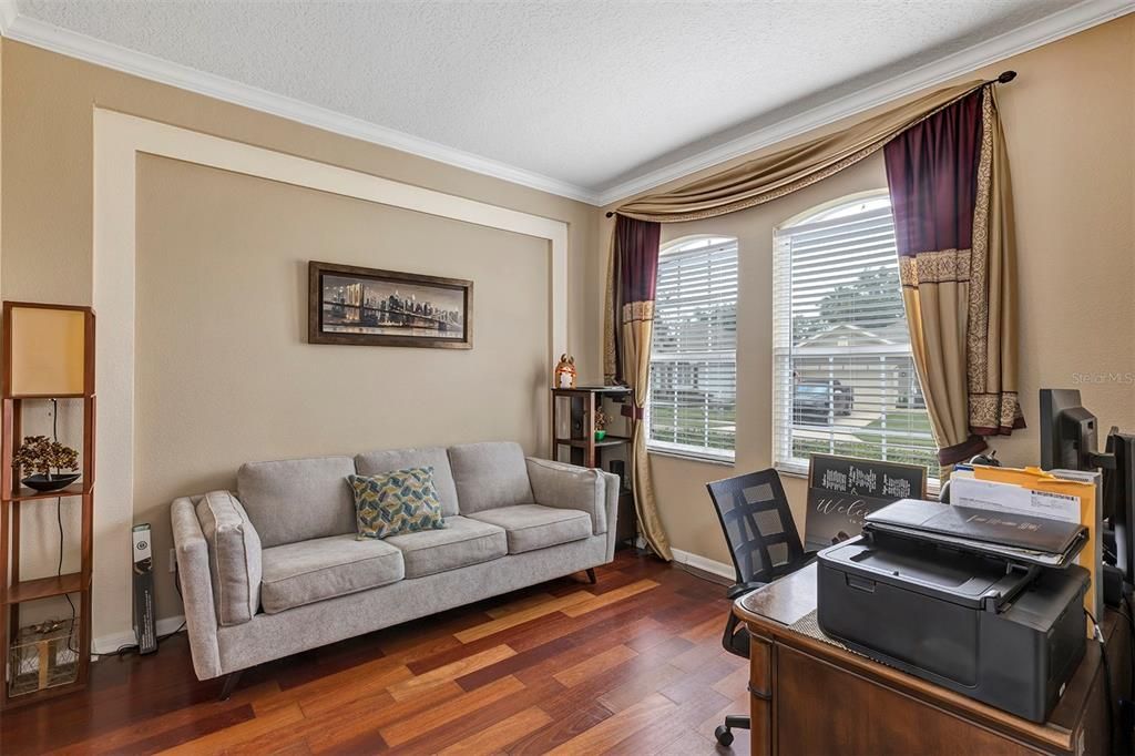 Home Office, Interior, Wood Texture Flooring