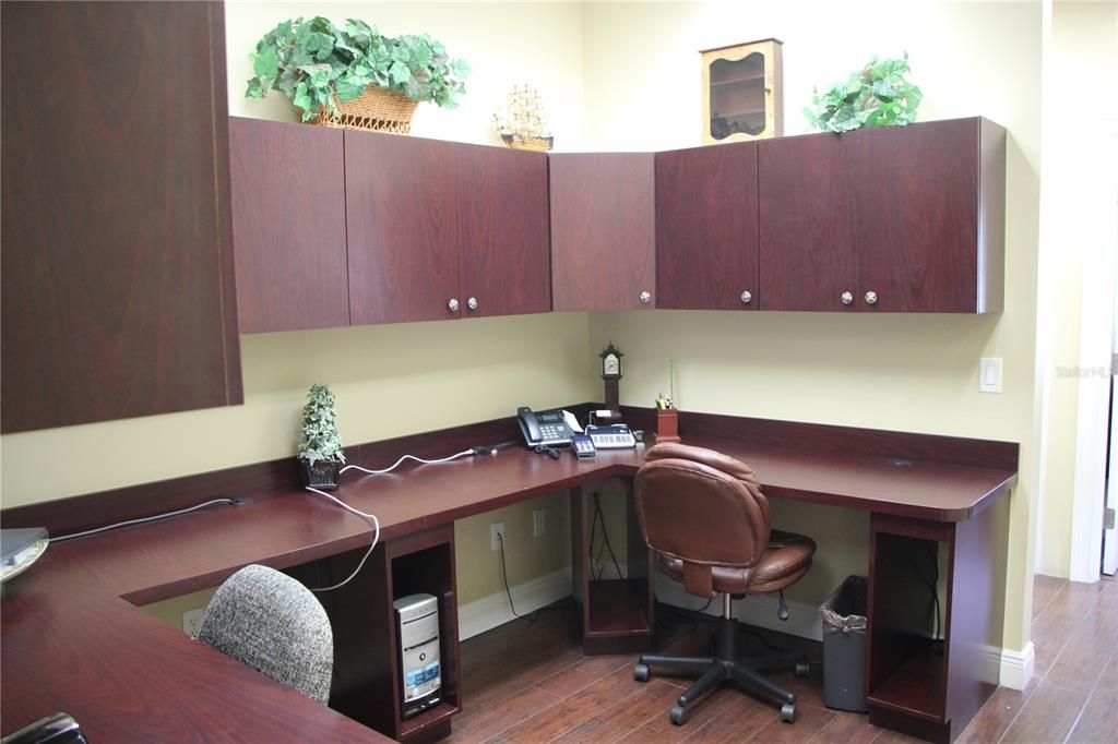 Home Office, Interior, Wood Texture Flooring