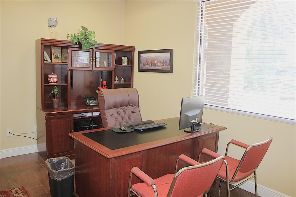 Home Office, Interior, Wood Texture Flooring