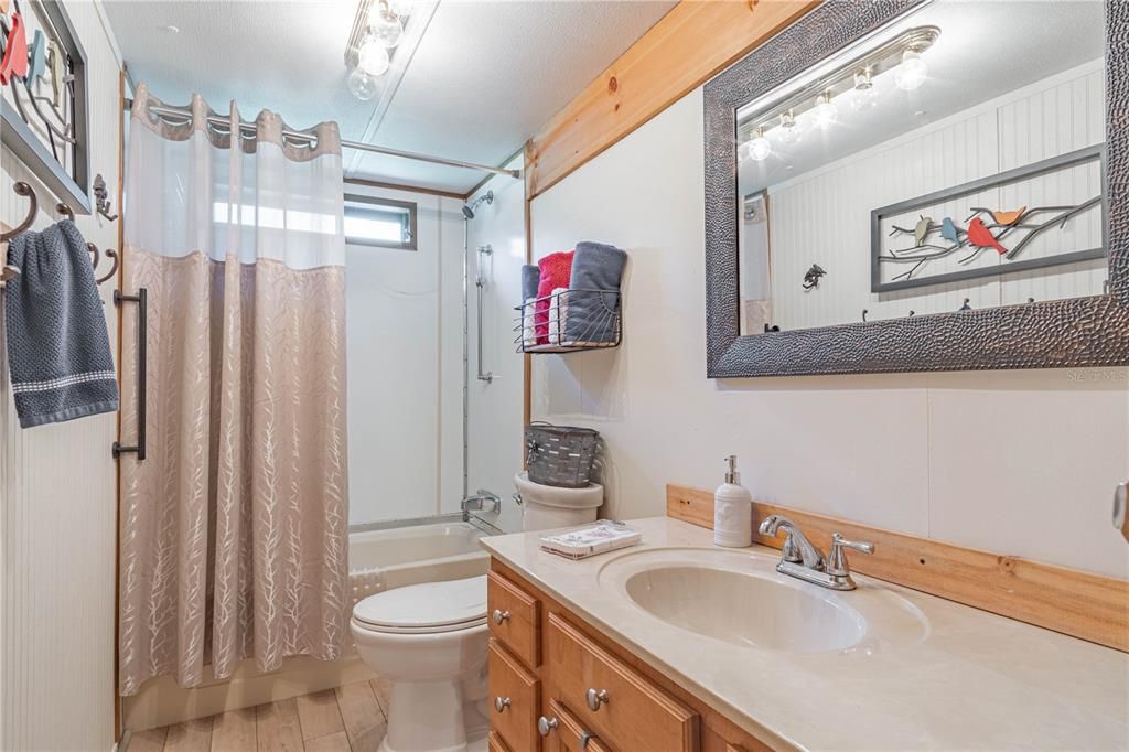 Bathroom, Interior, Wood Texture Flooring