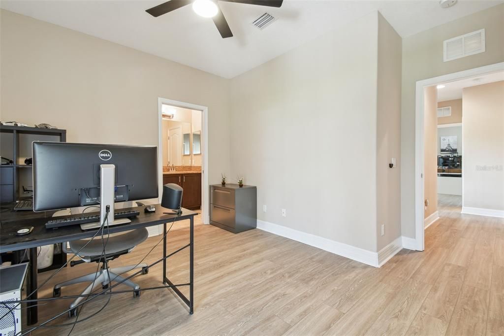 Home Office, Interior, Wood Texture Flooring