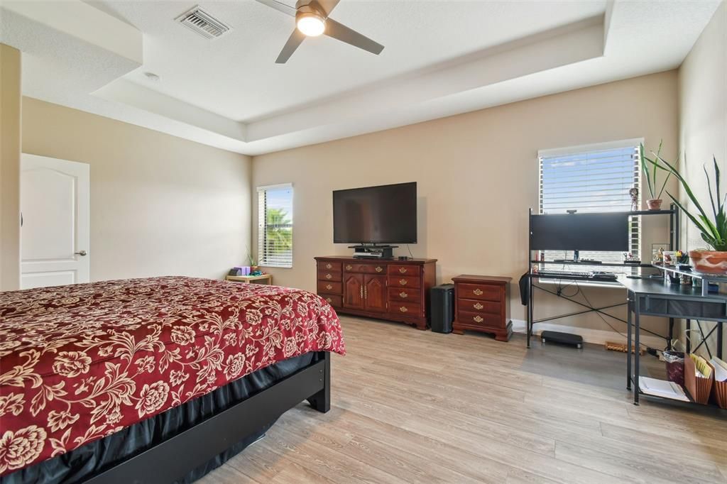 Bedroom, Home Office, Interior, Wood Texture Flooring
