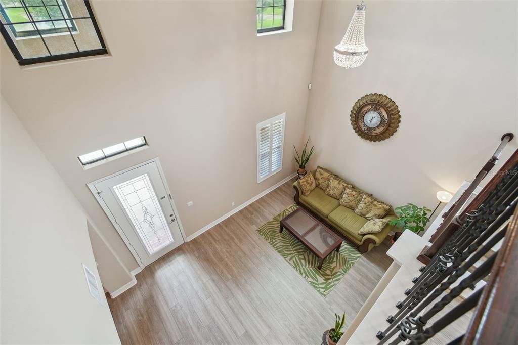 Chandelier, Interior, Living room, Wood Texture Flooring