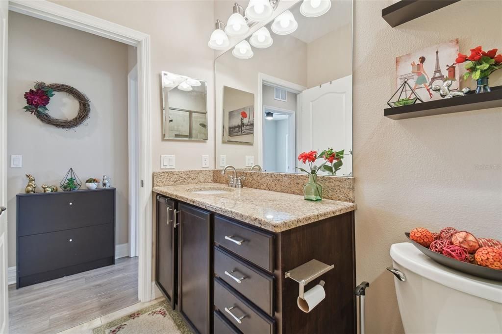 Bathroom, Interior, Wood Texture Flooring