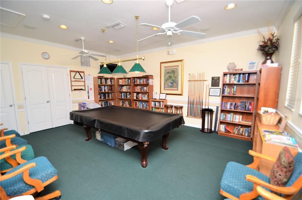 Billiard Table, Game Room, Interior, Pendant Lights, Recessed Lighting