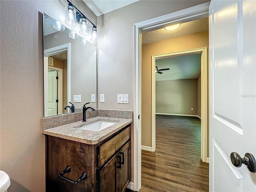 Bathroom, Interior, Wood Texture Flooring
