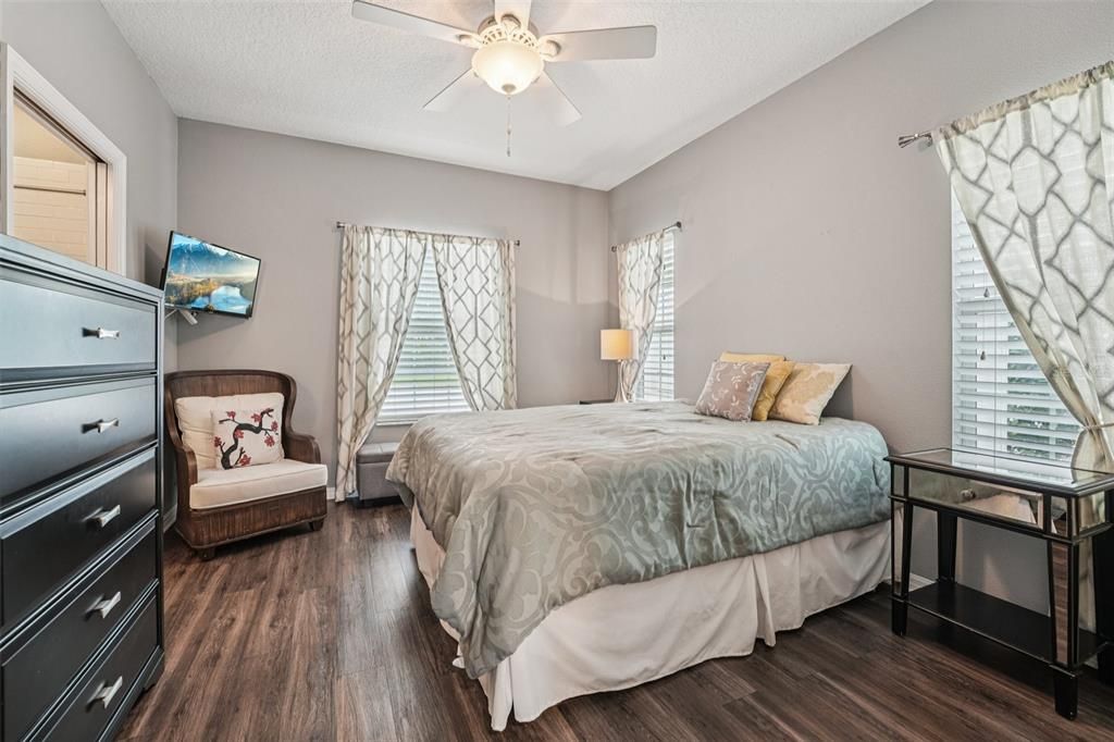 Bedroom, Interior, Wood Texture Flooring