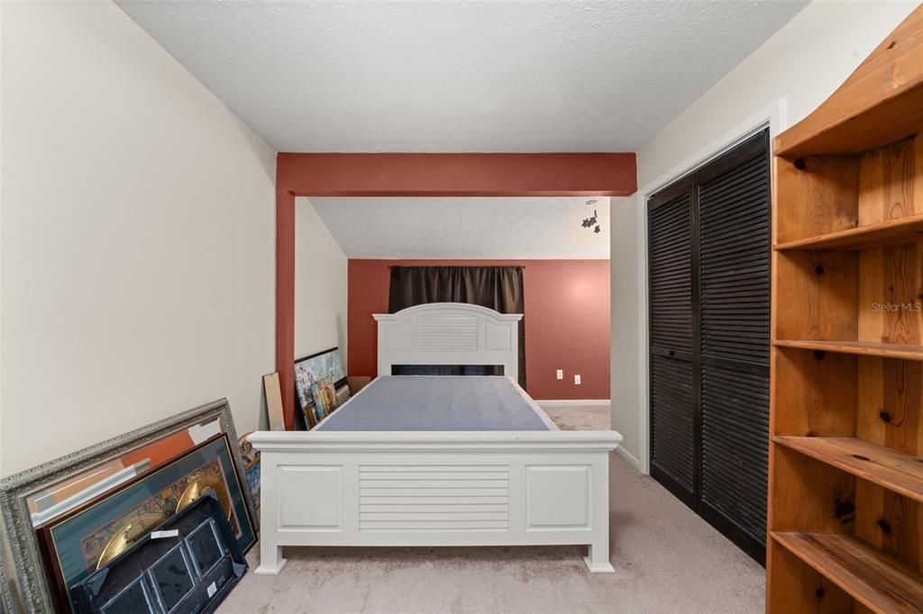 Bedroom, Fireplace, Interior