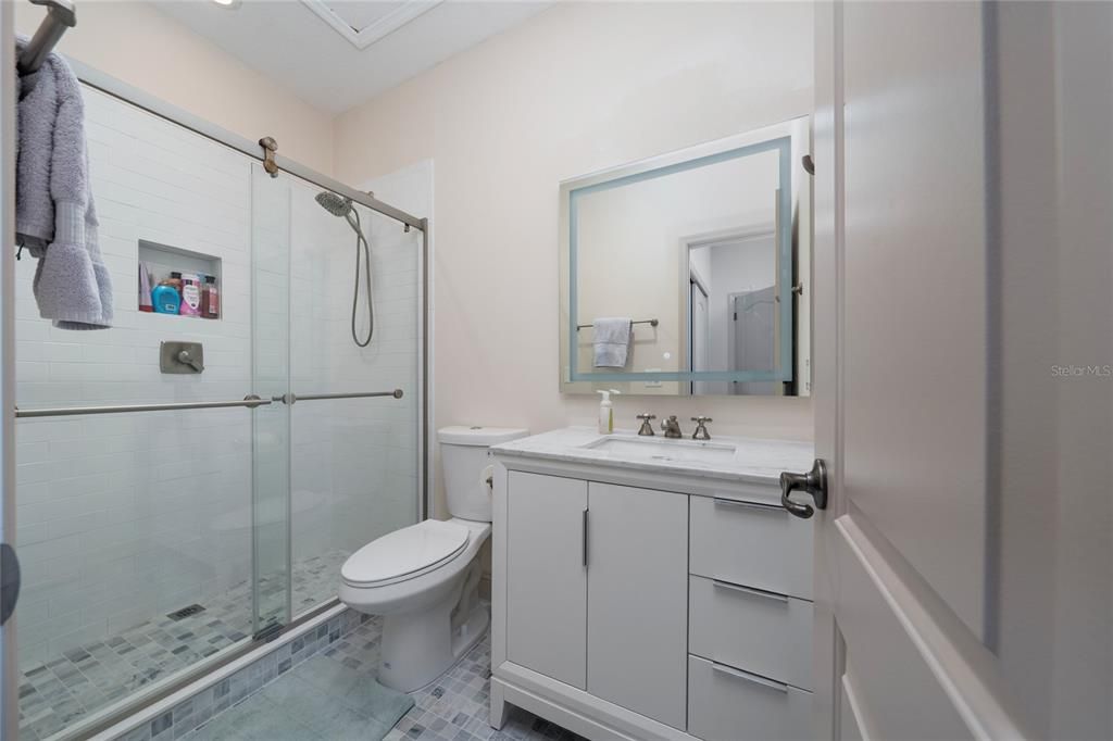Bathroom, Glass Shower, Interior